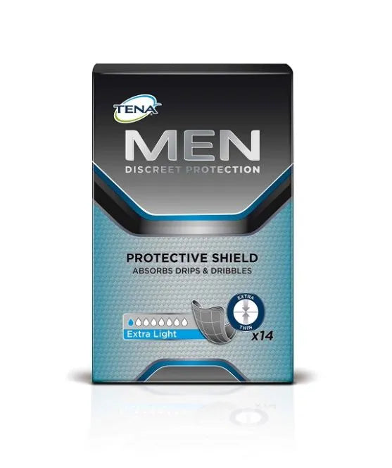 Tena Men Protective Shield 1 Drop Black 180x138mm 95ml (Packet 14)