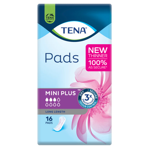 TENA Mini Plus Long Length Pads 140ml