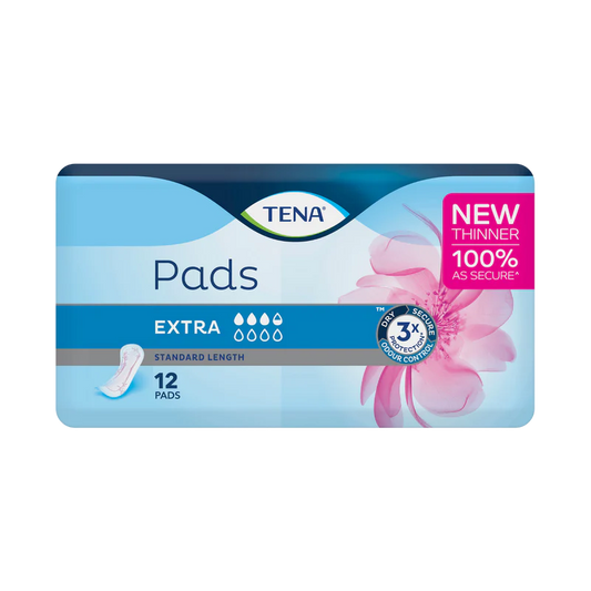 Tena Pads Extra Standard Length 185ml (760441) (Packet 24)