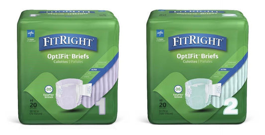 Medline FitRight OptiFit Stretch Ultra Briefs