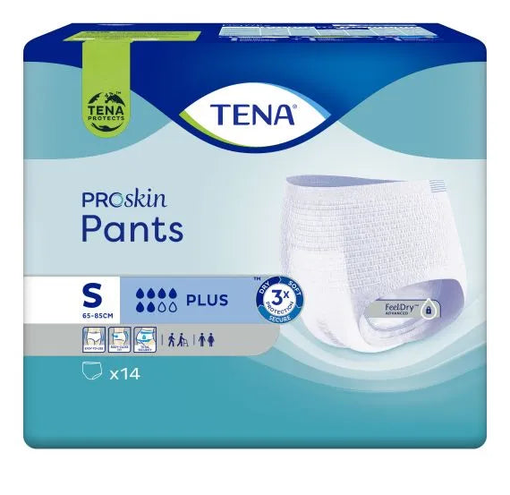 Tena Pants PROskin Plus Small 65-85cm (792415) (Packet 14)
