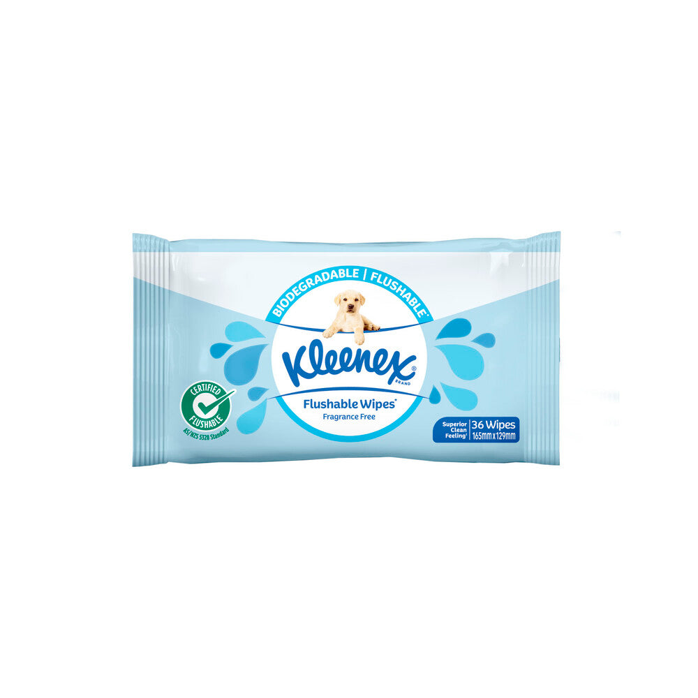 Kleenex Flushable Wipes (Packet 36)