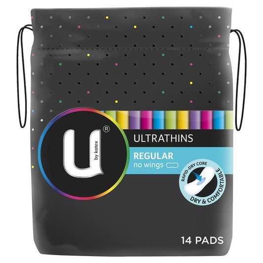 U By Kotex® Regular Ultrathins Non-Wing (Packet 14)