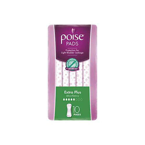 Poise® Extra Plus Pads  (Packet 10)