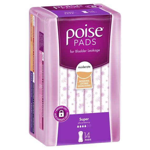 Poise® Super Pads  (Packet 14)