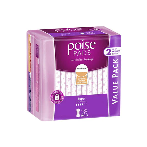 Poise® Super Pads Bulk (Packet 28)