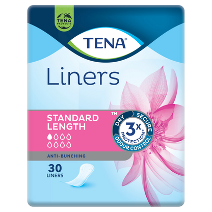 Tena Liners Standard Length 175x75mm 25ml