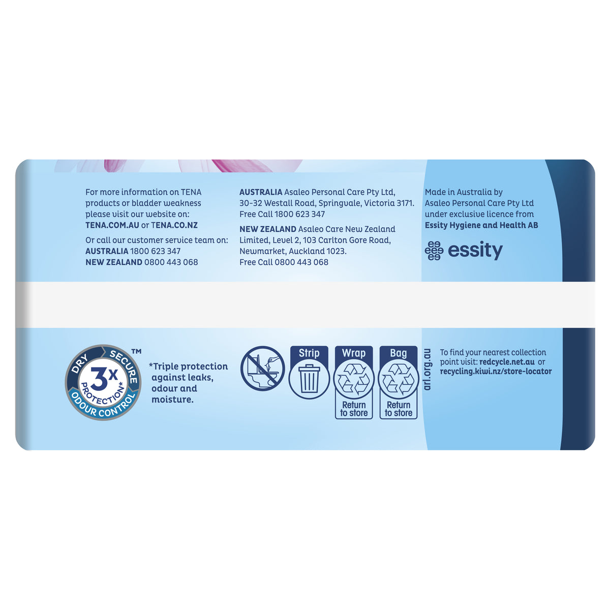 Tena Liners Standard Length 175x75mm 25ml