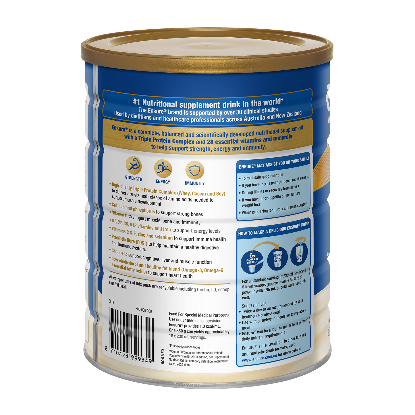 Ensure Powder Vanilla 850g