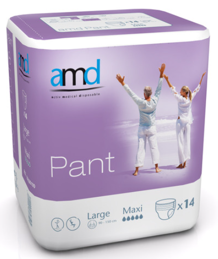 AMD Pant Large Maxi 2300ml 90-135cm 14 (Packet 14)