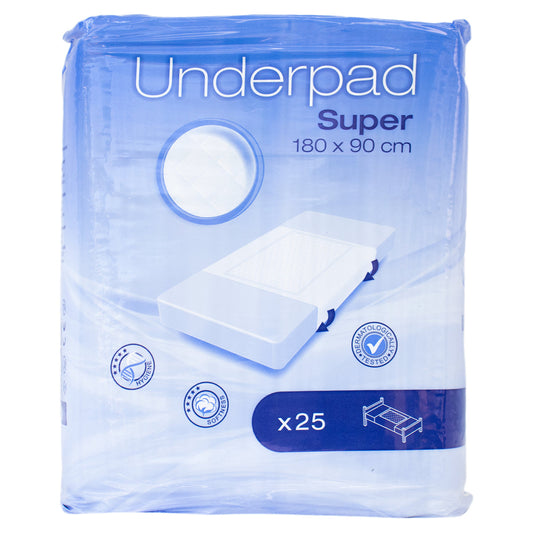 AMD Underpad Super 180-90 (W/Tucks) (Packet 25)