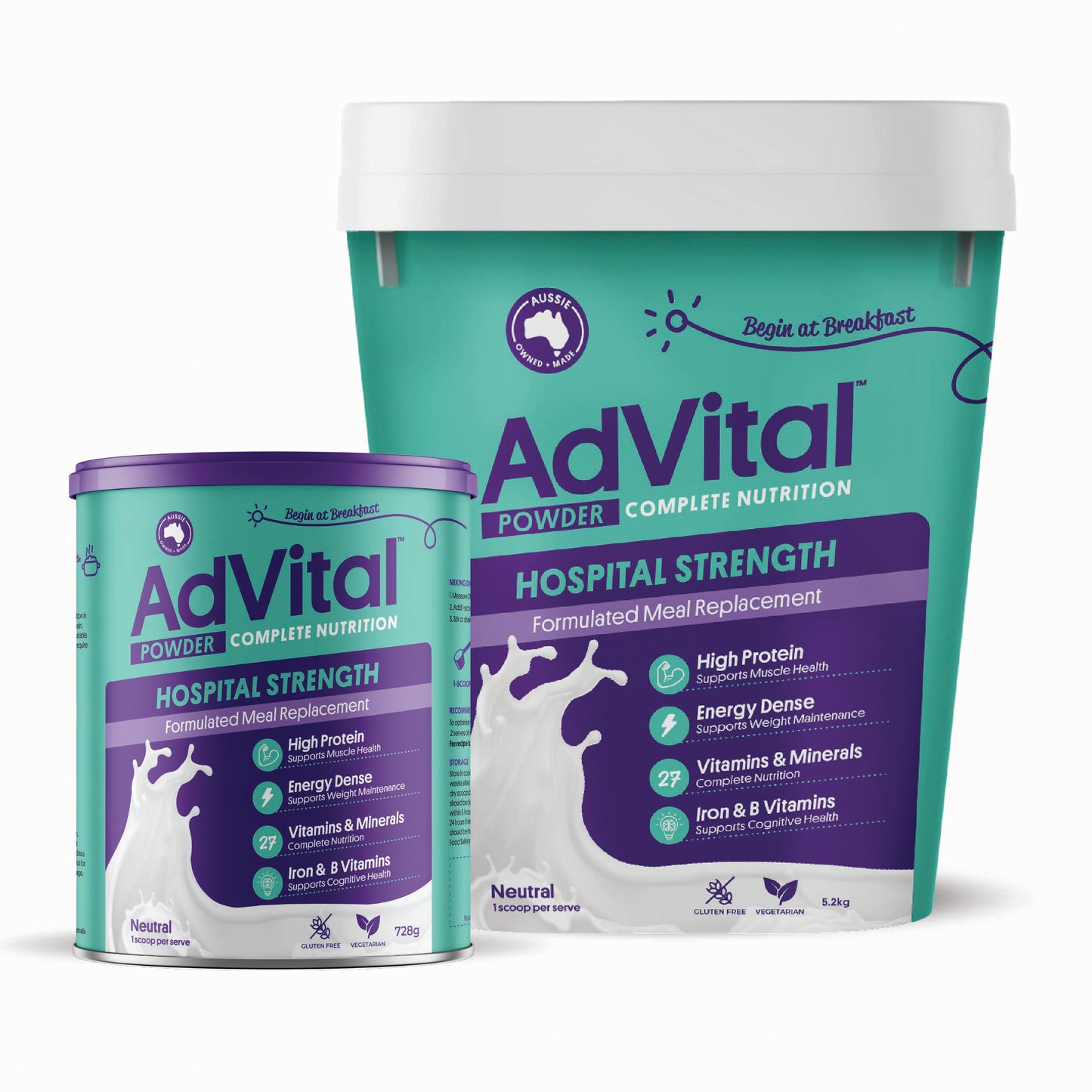 FC AdVital Hospital Neutral 728gm  Can