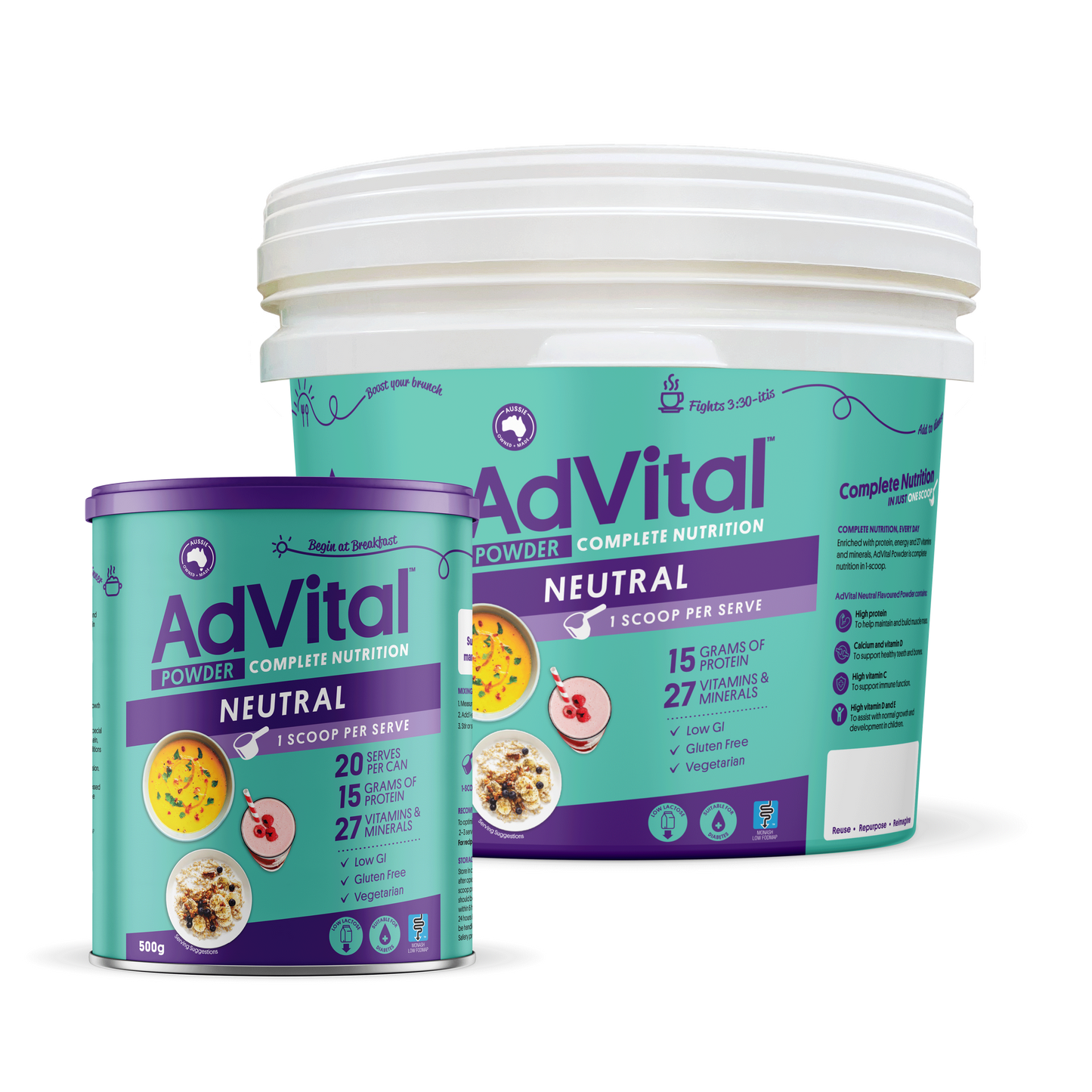 FC AdVital Neutral 4.4kg Pail