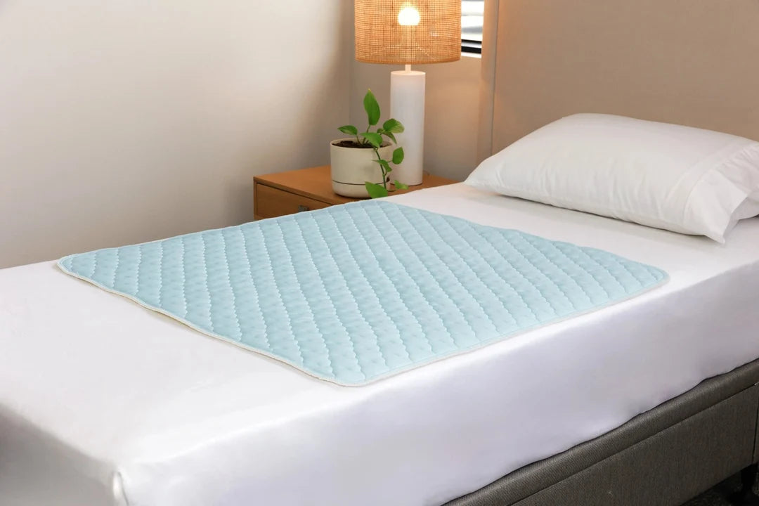 Buddies Absorb-Max Bed Pad 90 x 90 No Tucks Pale Blue