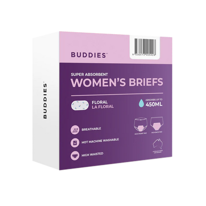 Buddies La Floral Women's Brief High Waisted Floral 450ml