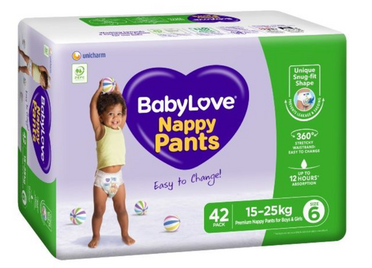 BabyLove Nappy Pants Junior 15-25kg (Packet 42)