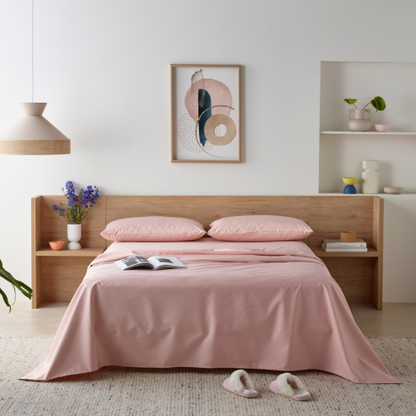 Staydry Bamboo Waterproof Sheet Set Blush