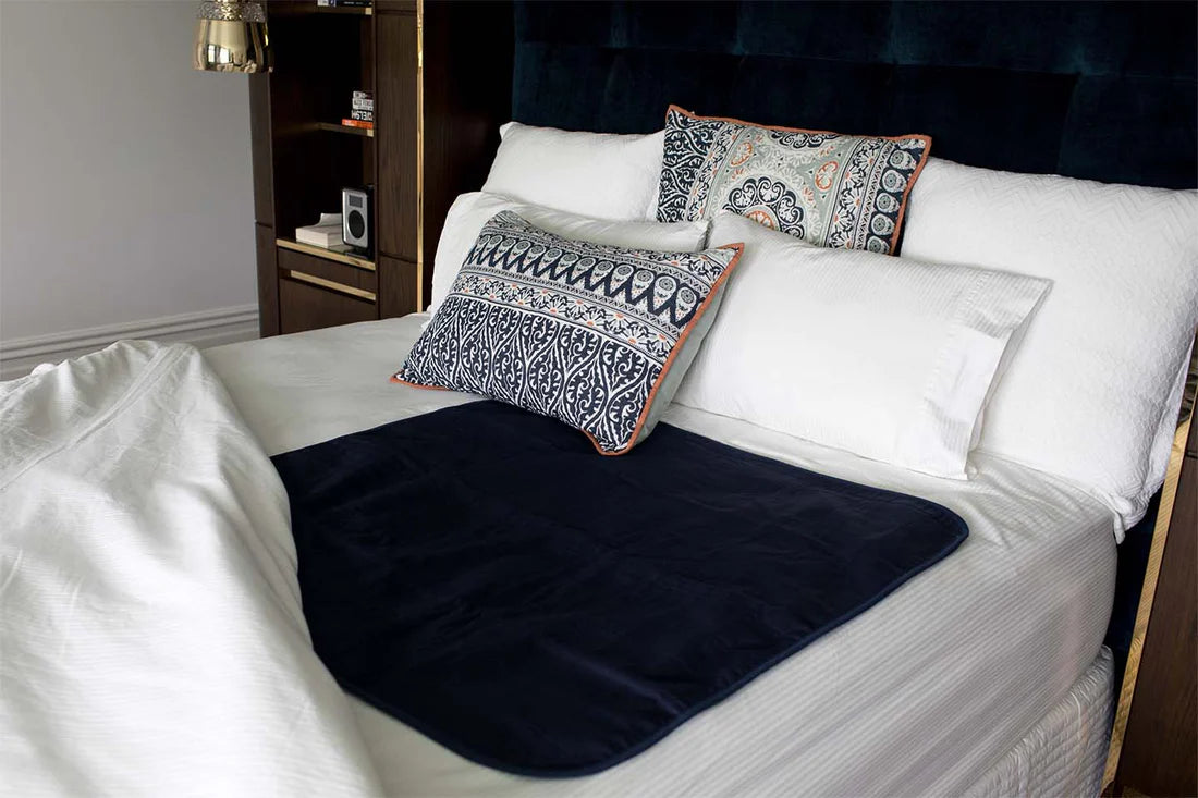 Brollysheets Bed Pad (No Wings) Navy