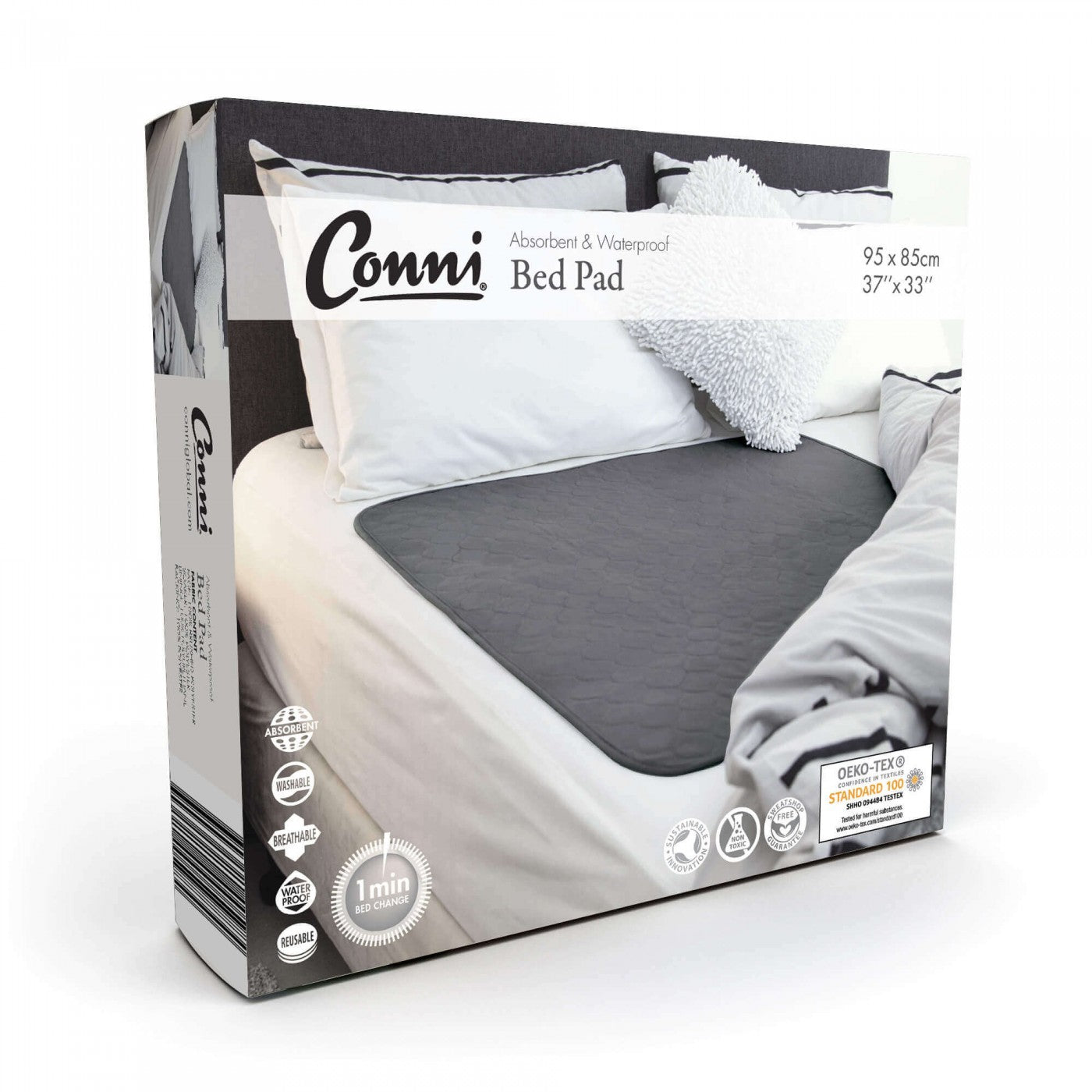 Conni Bed Pad - Charcoal