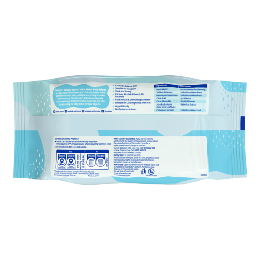 Curash Simply Water Baby Wipes (3x80)