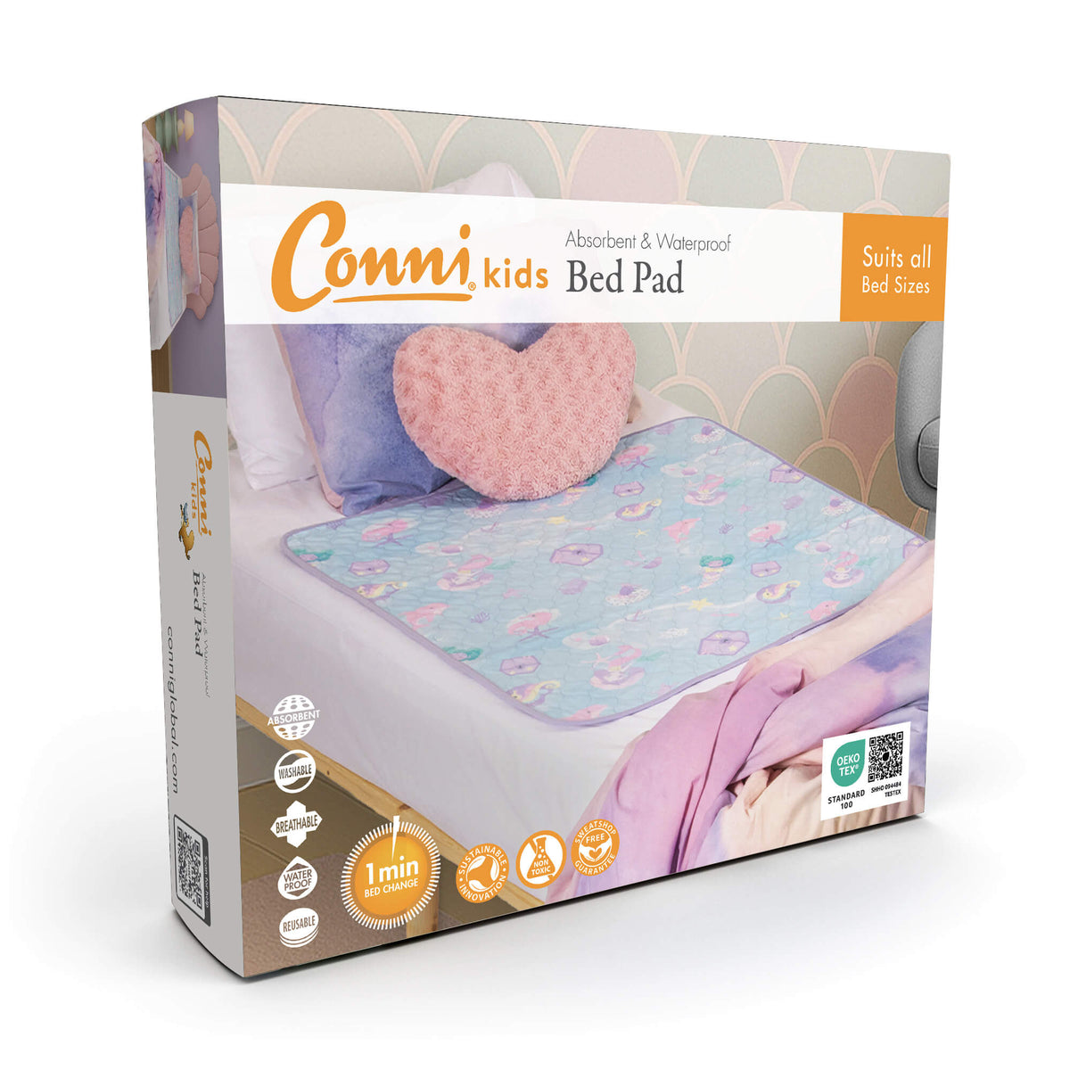 Conni Kids Bed Pad (No Tucks) Assorted Prints