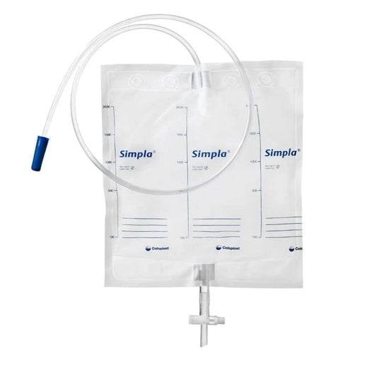 Coloplast Simpla S3 Extended Term Drainage Bag with Tap Non Sterile 100cm / 2000ml (Box 150)