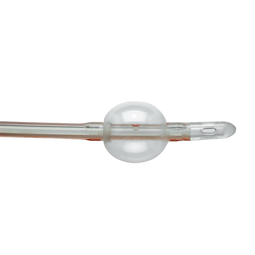 Coloplast Folysil X-Tra Long-Term Silicone Catheter With Prefilled and Empty Syringe, Over Guidewire Male 40cm 10ml (Box 5)