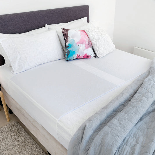 Conni X-wide Dual Bed Pad with Tuck-ins White