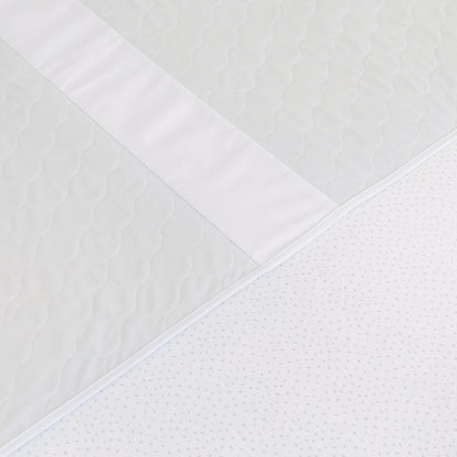 Conni X-wide Dual Bed Pad with Tuck-ins White