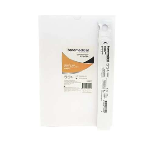 BareMed CATHETER FEMALE 10FR INTERMITTENT READY T USE ST SU (Each)