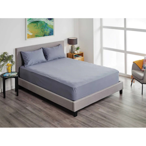 Protect a Bed Fusion TENCEL™ Flat Waterproof Sheets - Charcoal Double (45052)