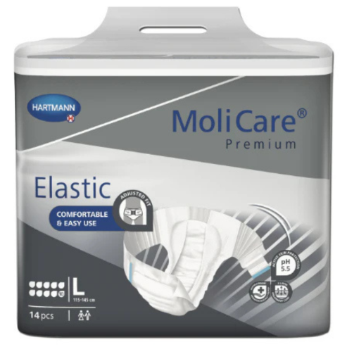 MoliCare® Premium Elastic - Large 115-145cm 10 Drops 4200ml (Packet 14)