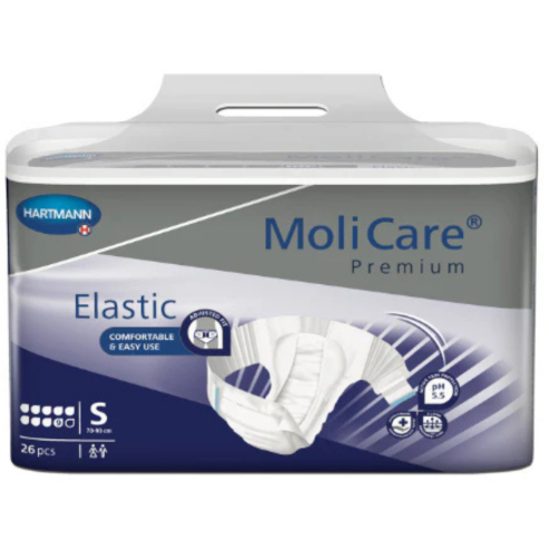 MoliCare® Premium Elastic - Small 70-90cm 9 Drops 2546ml (Packet 26)