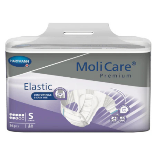 MoliCare® Premium Elastic - Small 70-90cm 8 Drops 2356ml (Packet 26)