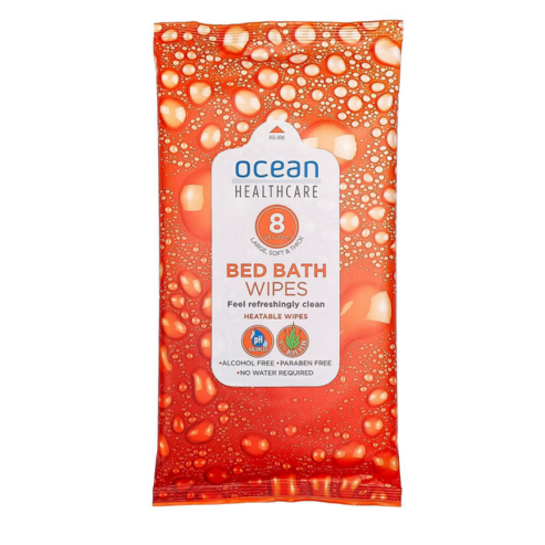 Ocean Healthcare Bed Bath Wipes 8 Pack