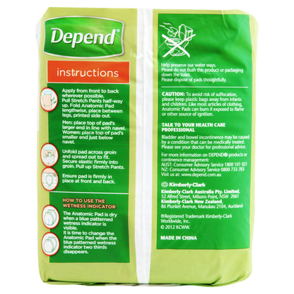 Depend Anatomic Pads Plus