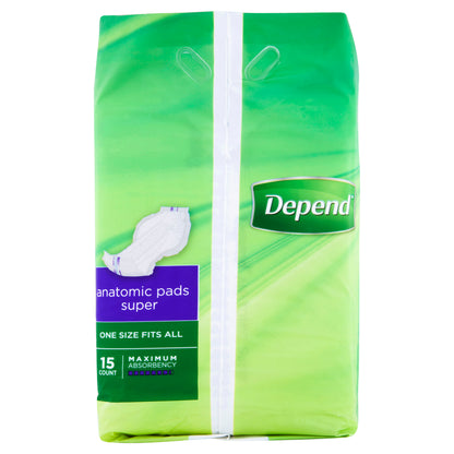 Depend Anatomic Pads Super