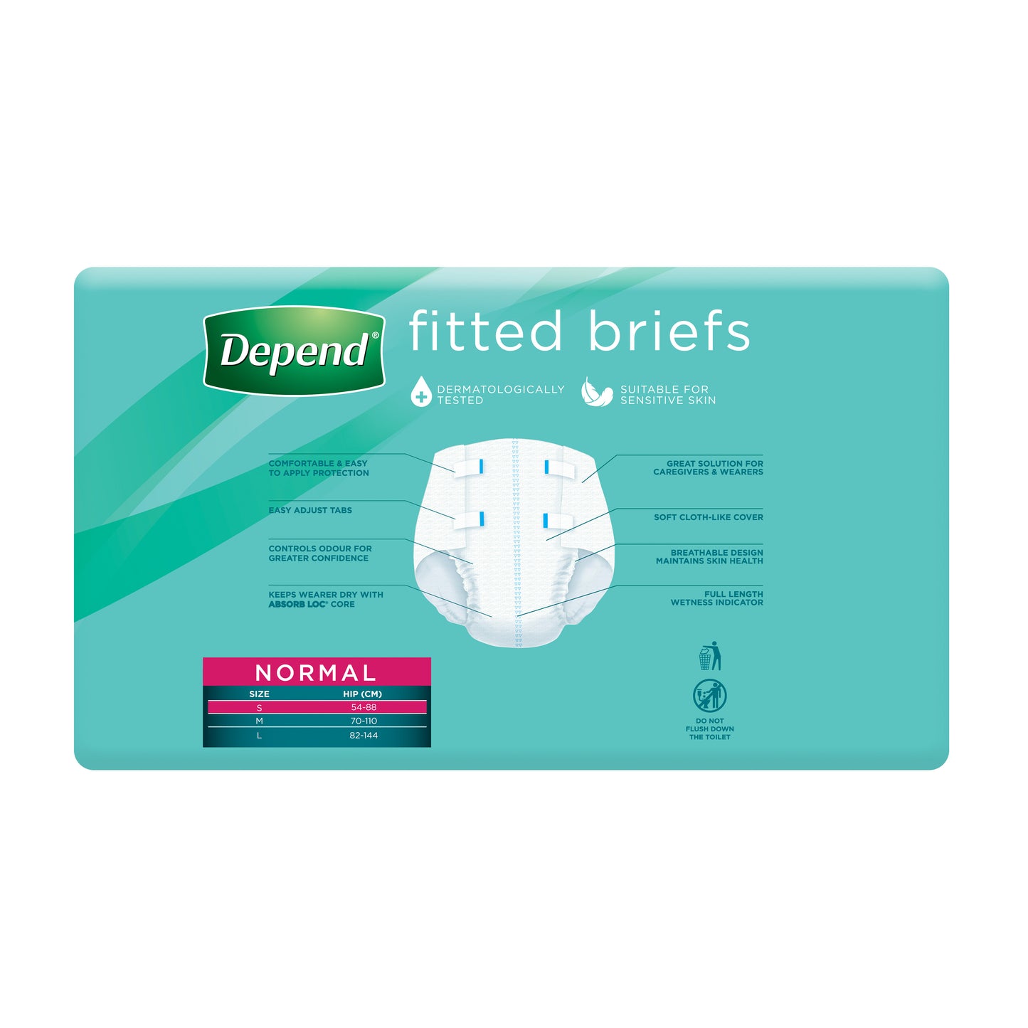 Depend Normal Brief Small