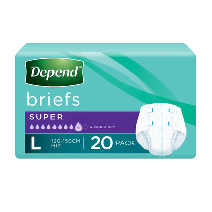 Depend Super Brief Large
