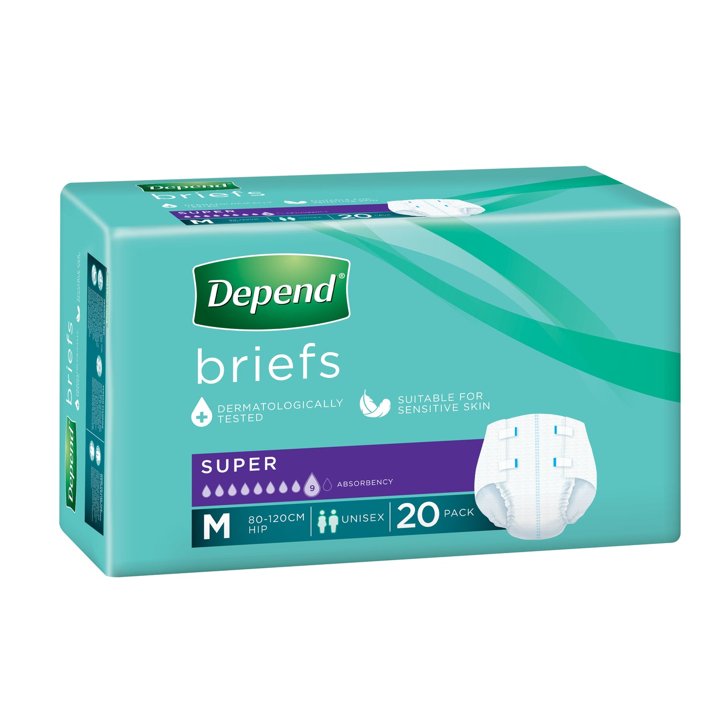 Depend Super Brief Medium
