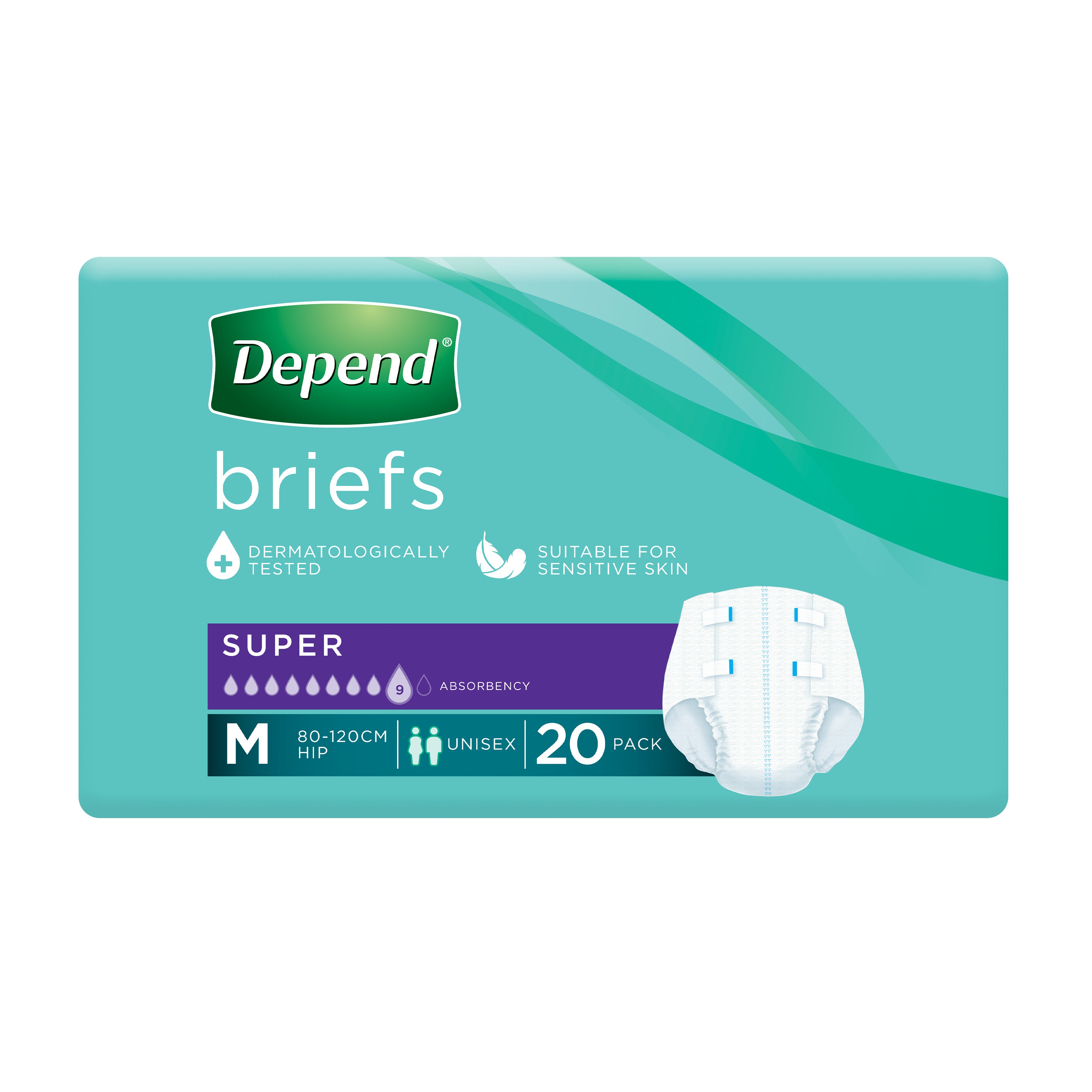 Depend Brief Super Medium (8739) – Topcat Healthcare