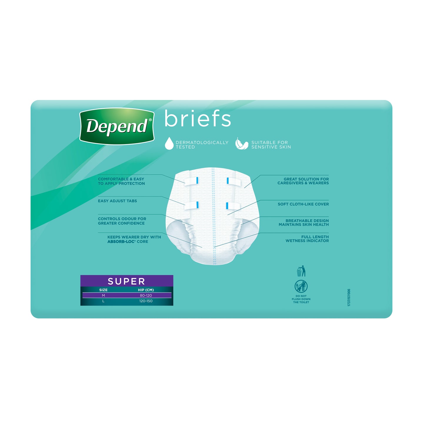 Depend Super Brief Medium