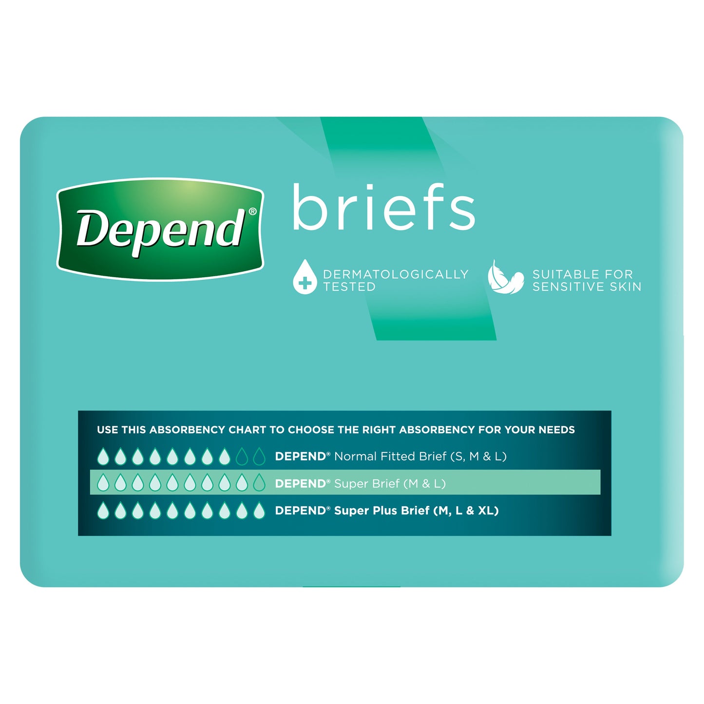 Depend Super Brief Medium