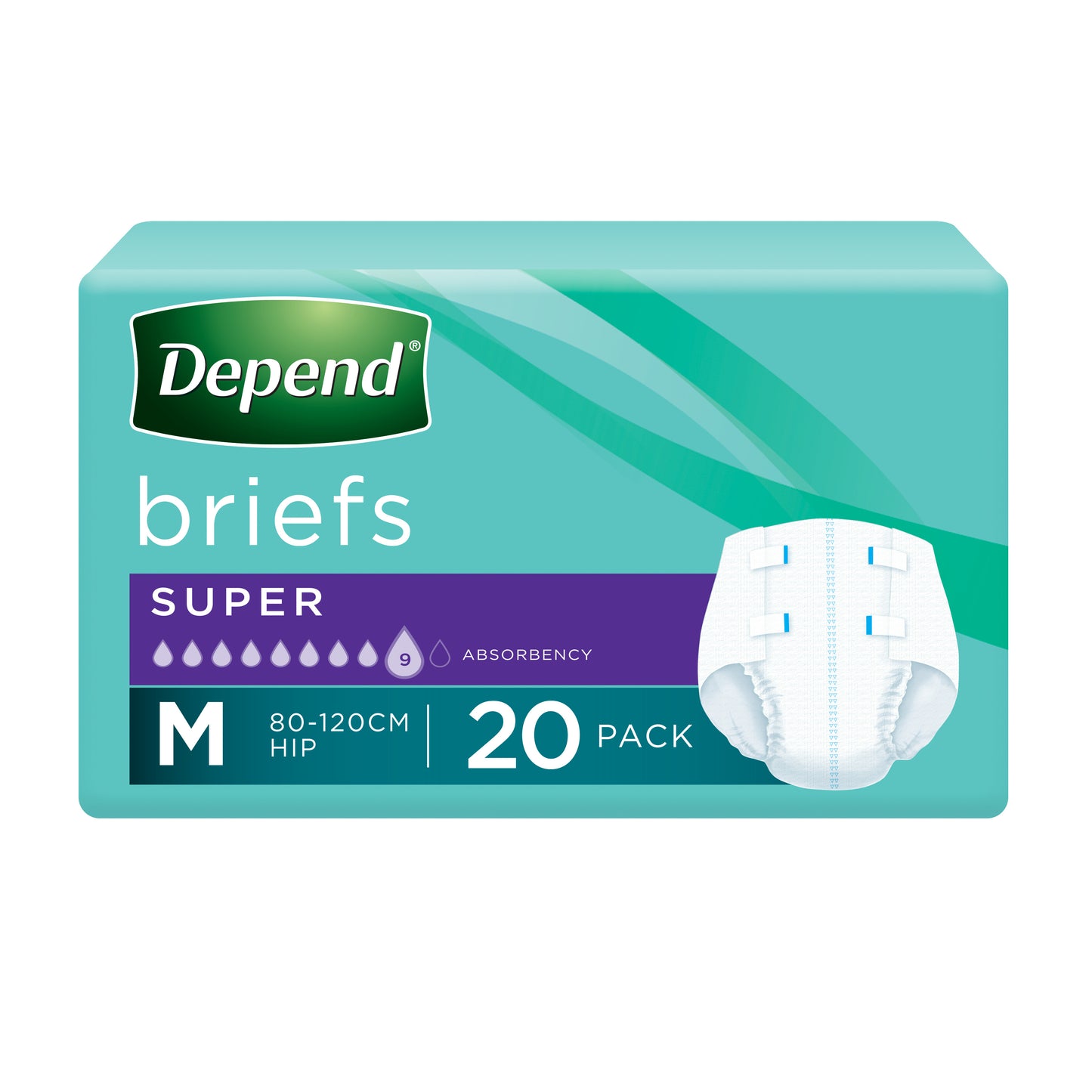 Depend Super Brief Medium