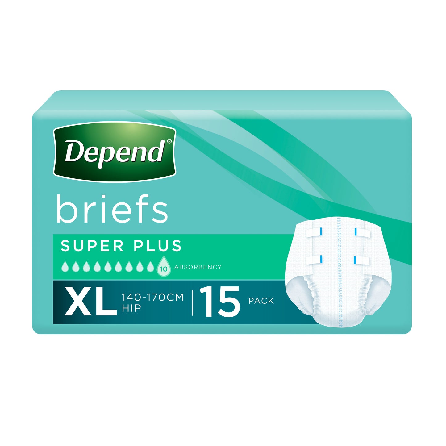 Depend Super Plus Brief XLarge