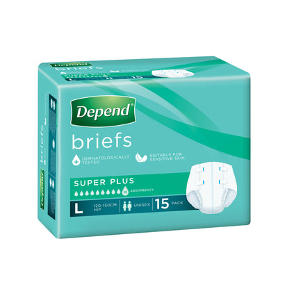 Depend Super Plus Brief Large