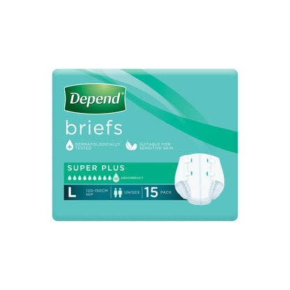 Depend Super Plus Brief Large
