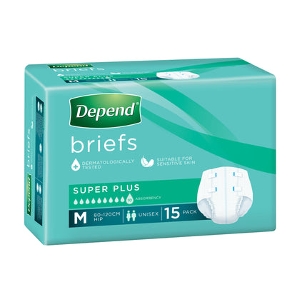 Depend Super Plus Brief Medium