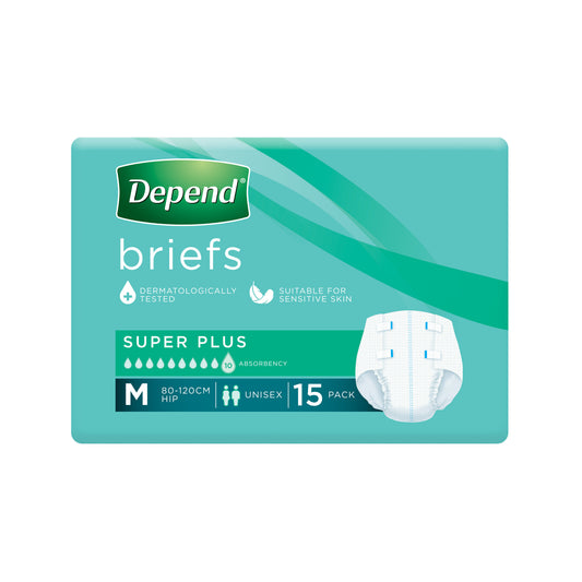 Depend Super Plus Brief Medium