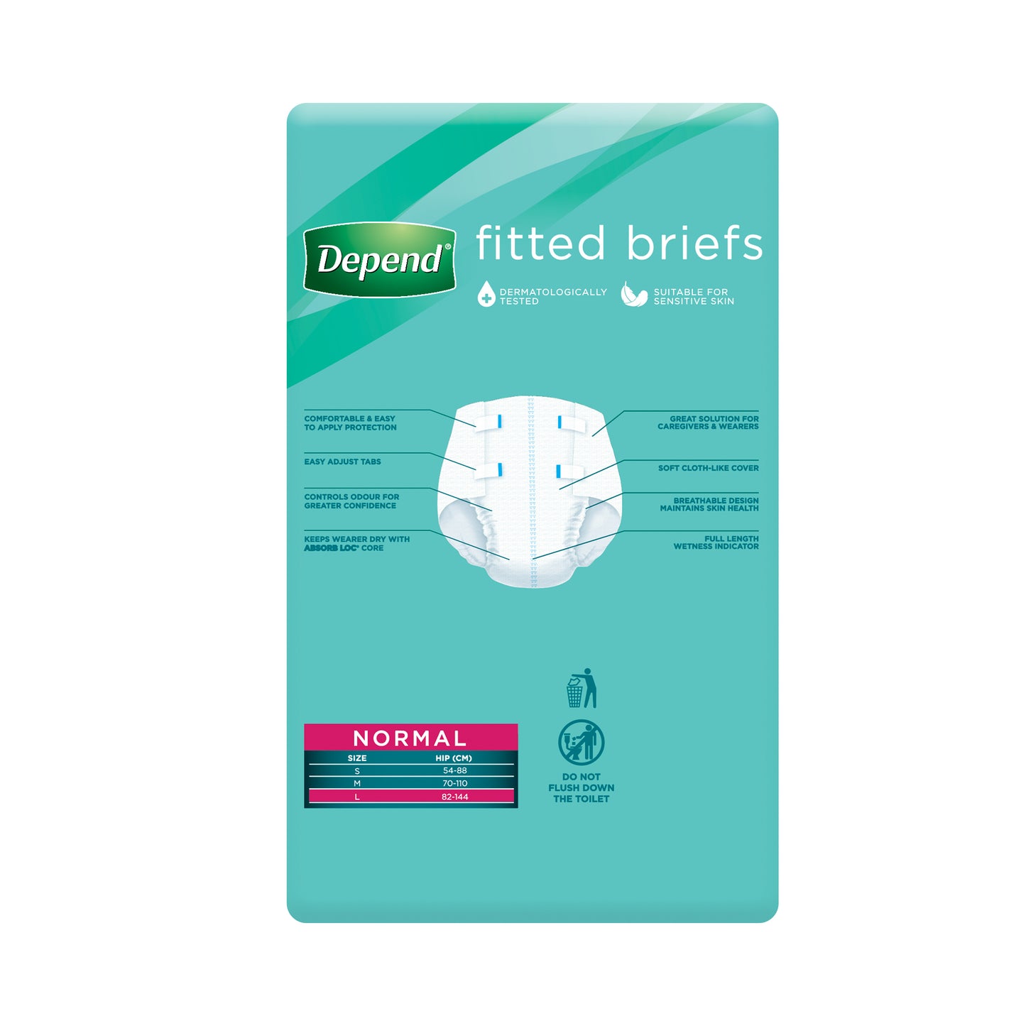 Depend Normal Brief Medium
